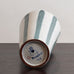 Stig Lindberg for Gustavsberg, Sweden, faiance vase with black, turquoise and white decoration L3949