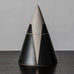 Hildegard Eggemann, Germany, unique stoneware triangular lidded jar J1313