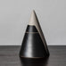 Hildegard Eggemann, Germany, unique stoneware triangular lidded jar J1313