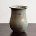 Lauritz Hjorth, unique stoneware vase with gray and pink matte crackle glaze M5418