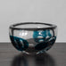 Vicke Lindstrand for Kosta, Sweden, glass bowl in blue and clear glass J1347