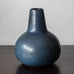 Carl Harry Stålhane for Rörstrand, Sweden, unique vase with mottled dark blue glaze J1342