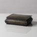 Aegte Ildfast, Denmark, light bronze box with wood interior L3785