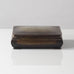 Aegte Ildfast, Denmark, light bronze box with wood interior L3785