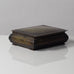 Aegte Ildfast, Denmark, light bronze box with wood interior L3785