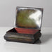 Aegte Ildfast, Denmark, light bronze box with wood interior L3785