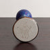 Liisa Hallamaa for Arabia, Finland, candlestick vase with blue and blue and brown glaze M5408