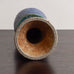 Annikki Hovisaari for Arabia, Finland, unique stoneware vase with blue glaze M5406
