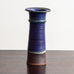 Annikki Hovisaari for Arabia, Finland, unique stoneware vase with blue glaze M5405