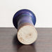 Annikki Hovisaari for Arabia, Finland, unique stoneware vase with blue glaze M5405