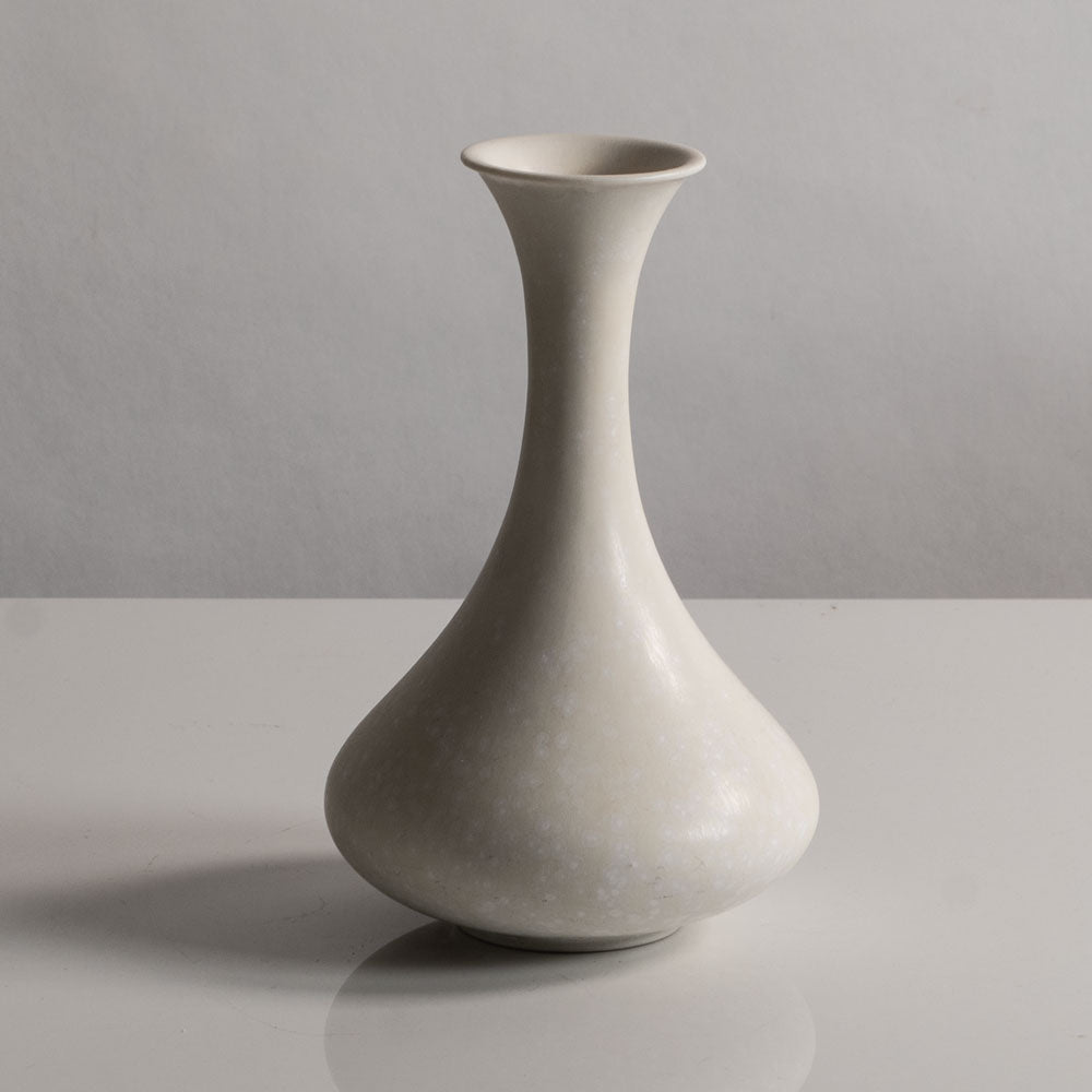 Gunnar Nylund for Rörstrand, Sweden,  stoneware vase in matte white glaze M4087