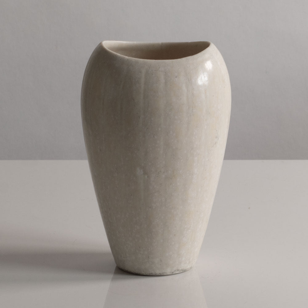 Gunnar Nylund for Rörstrand, Sweden,  stoneware vase in matte white glaze M4156