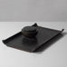 Nilsson & Johansson, Sweden, bronze inkwell with tray L3224