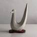 Gunnar Nylund for Rörstrand, Sweden, stoneware bird figure with white glaze L3860