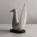 Gunnar Nylund for Rörstrand, Sweden, stoneware bird figure with white glaze L3860