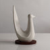 Gunnar Nylund for Rörstrand, Sweden, stoneware bird figure with white glaze L3860