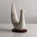 Gunnar Nylund for Rörstrand, Sweden, stoneware bird figure with white glaze L3860