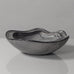 Nils Kähler for Herman A. Kähler Keramik, bowl with black and white glaze N9003