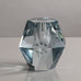 Strombergshyttan faceted vase in grayish clear glass M4256
