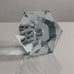 Strombergshyttan faceted vase in grayish clear glass M4256