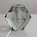 Strombergshyttan faceted vase in grayish clear glass M4257