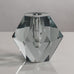 Strombergshyttan faceted vase in grayish clear glass M4257