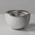 Svend Hammershoj for Kahler Keramik, bowl with black and white glaze K3102