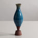 Wilhelm Kåge for Gustavsberg, Sweden, unique stoneware footed "Farsta Terra Spirea" vase  H1244