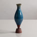 Wilhelm Kåge for Gustavsberg, Sweden, unique stoneware footed "Farsta Terra Spirea" vase  H1244