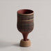 Wilhelm Kåge for Gustavsberg, "Farsta" "Terra Spirea" miniature vase with matte brown glaze H1497