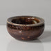 Carl Harry Stålhane for Designhuset, Sweden, stoneware bowl  with brown glaze L3221