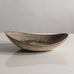 Carl Harry Stålhane for Rörstrand, Sweden, stoneware bowl with brown crystalline glaze M5423