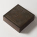 Athena Ystad, Sweden, bronze box with portrait illustration and wood interior L3266