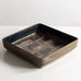 Carl Harry Stålhane for Rörstand, Sweden, stoneware dish with pattern in gray and brown glaze L3975