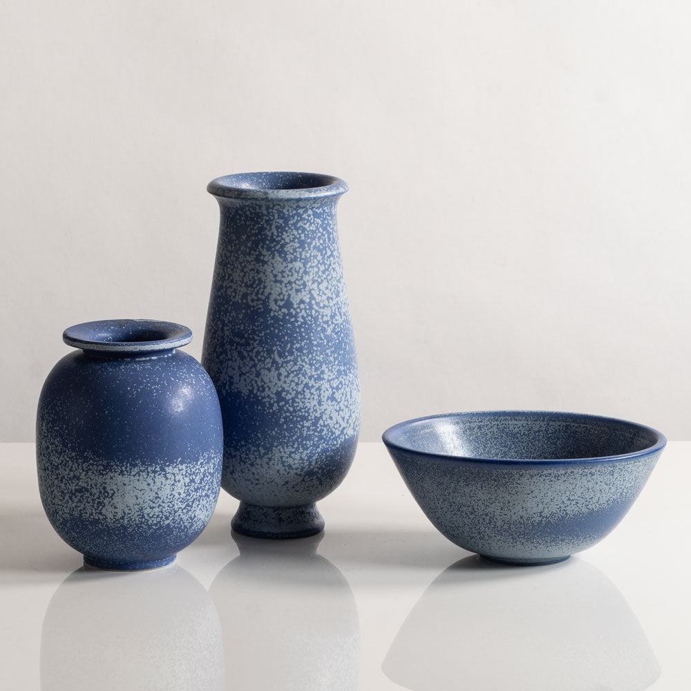 Three vases by Gunnar Nylund for Rörstrand, Sweden