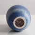 Gunnar Nylund for Rörstrand, Sweden, stoneware ovoid  vase with speckled blue glaze M5440