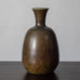 Erich and Ingrid Triller for Tobo, Sweden, vase with olive green and brown glaze G9457