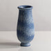 Gunnar Nylund for Rörstrand, Sweden, stoneware footed vase with speckled blue glaze M5391