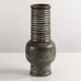 Gunnar Nylund for Rörstrand, Stoneware vase with brown and aqua matte glaze M5417