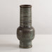 Gunnar Nylund for Rörstrand, Stoneware vase with brown and aqua matte glaze M5417