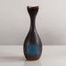 Gunnar Nylund for Rörstrand, Sweden, stoneware vase with blue and brown glaze M4366