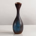 Gunnar Nylund for Rörstrand, Sweden, stoneware vase with blue and brown glaze M4366