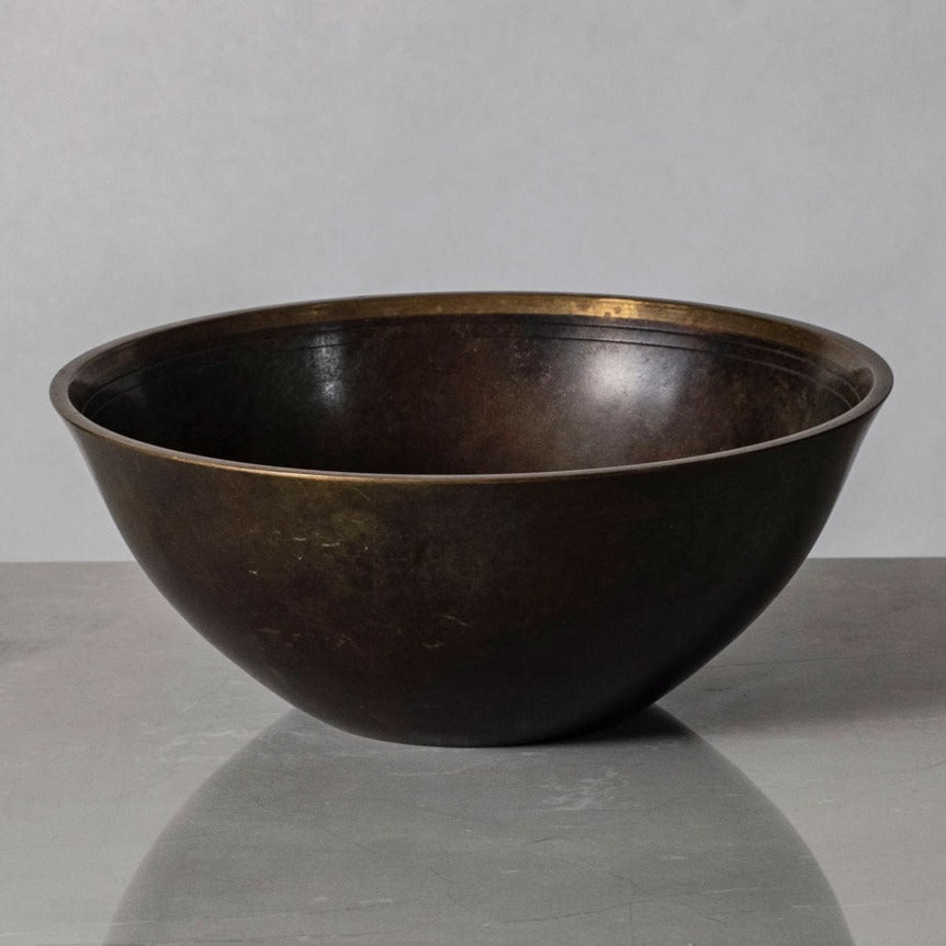 Just Andersen, Denmark, bronze bowl N8811