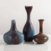 Three vases by Gunnar Nylund for Rörstrand, Sweden