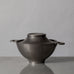 Edvin Ollers for Gjutet GAB Tenn, Sweden, pewter lidded bowl with two handles J1387