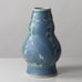 Josef Ekberg for Gustavsberg, Sweden, unique carved art nouveau stoneware vase K2734