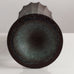 Tall scalloped disko metal vase, Denmark,  M5436