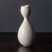 Stig Lindberg for Gustavsberg, Sweden, unique stoneware cabinet vase with matte white glaze J1098
