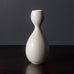 Stig Lindberg for Gustavsberg, Sweden, unique stoneware cabinet vase with matte white glaze J1098