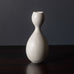 Two small white vases by Stig Lindberg for Gustavsberg, Sweden